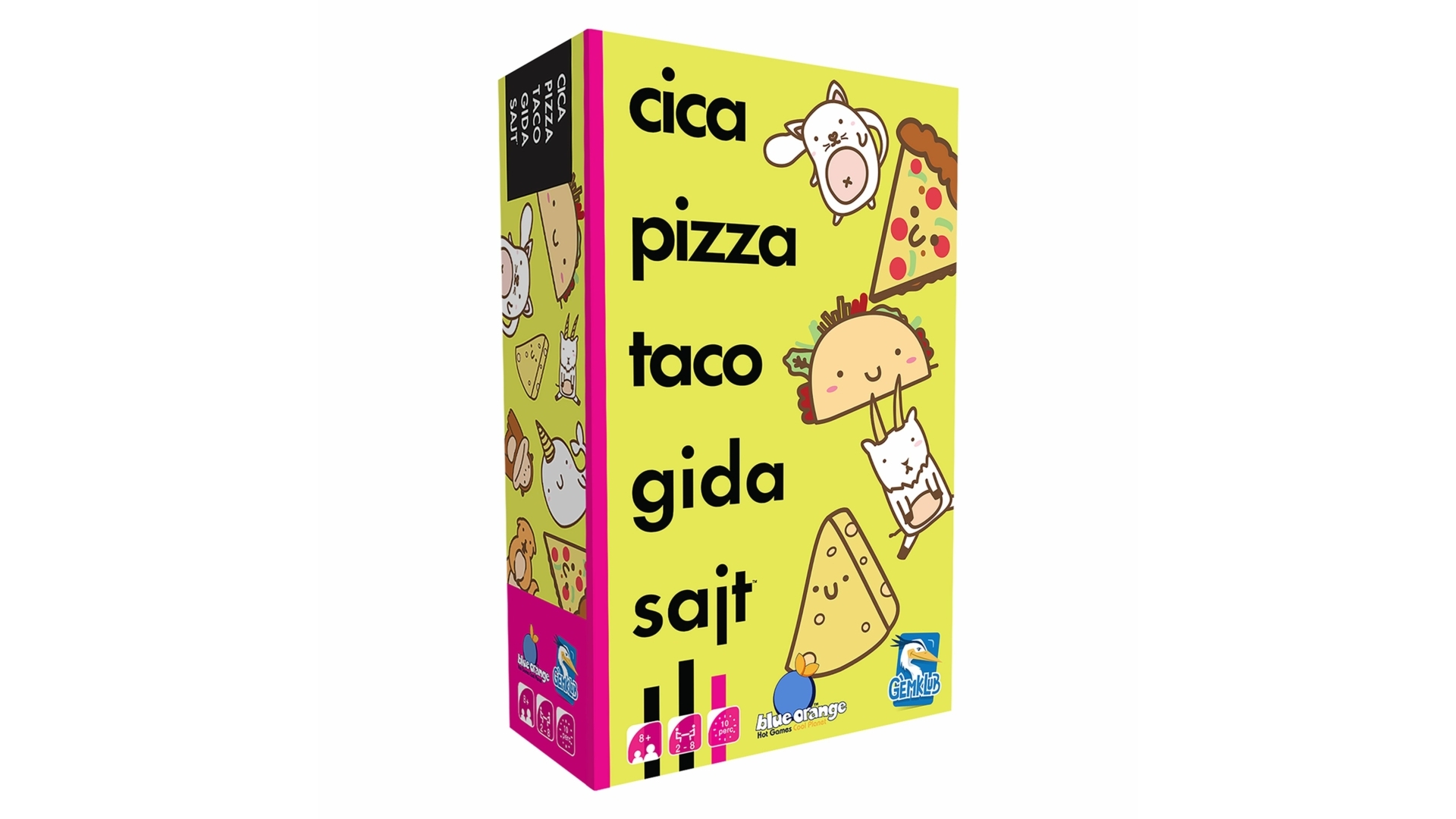 Cica, pizza, taco, gida, sajt