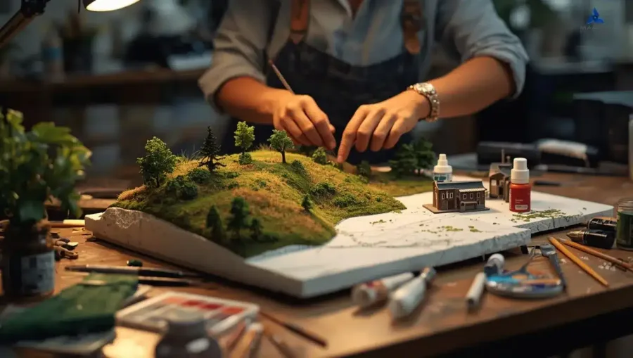 How is a terrain board made? — Part 2