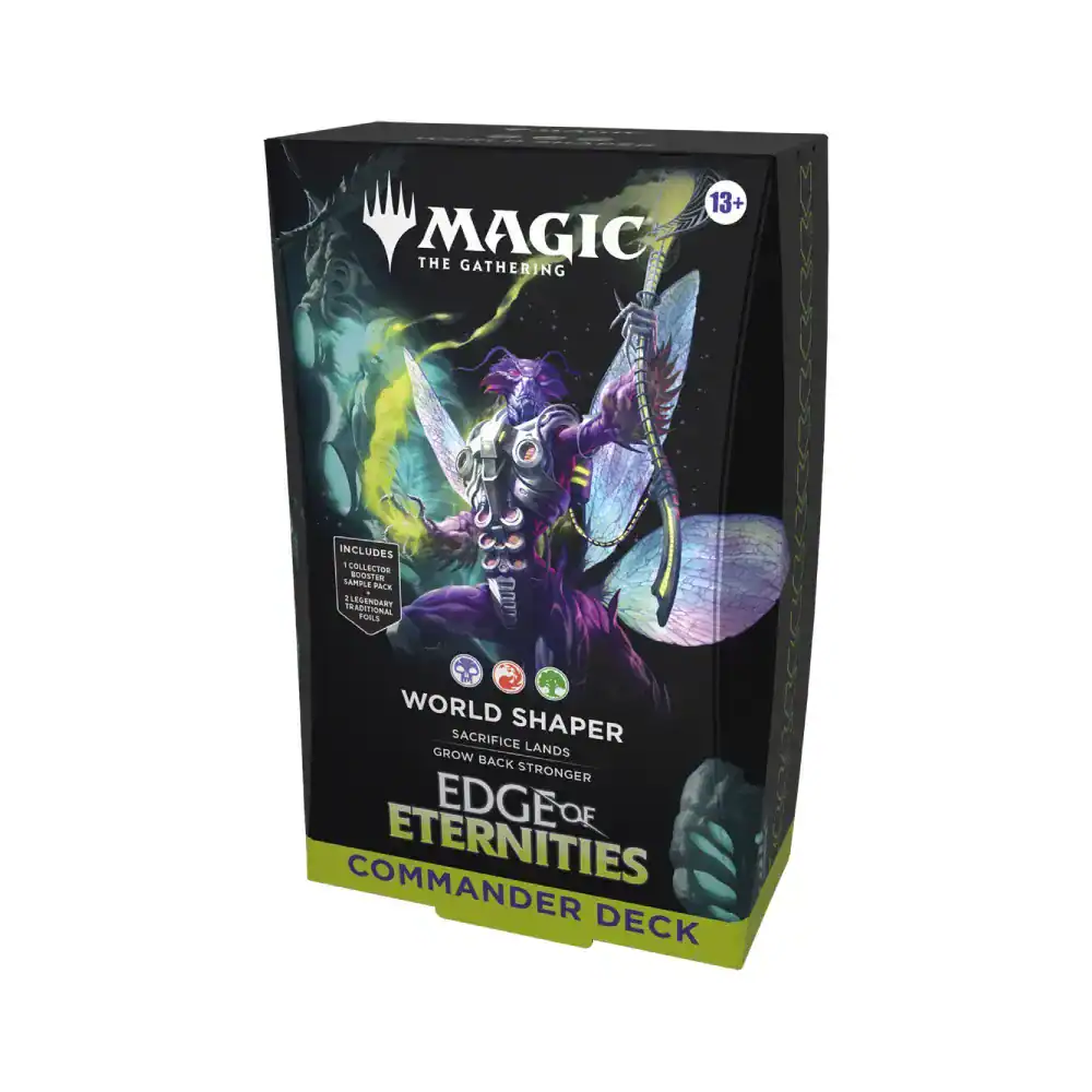 Magic: The Gathering Edge of Eternities World Shaper deck for strategic gameplay.