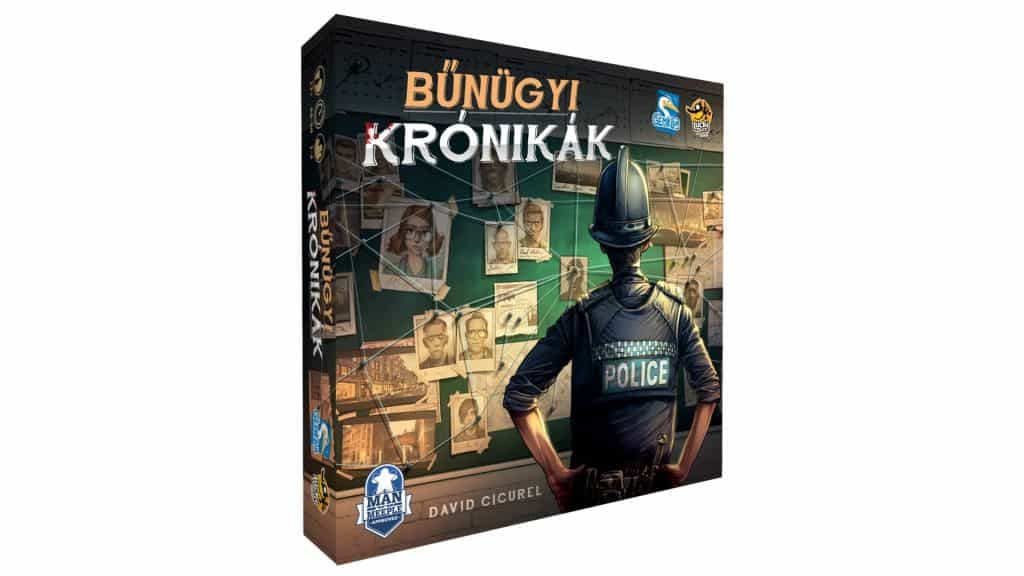 Komaromi Tarsasjatek Klub Bűnügyi krónikák társasjáték, detective, crime-solving game.