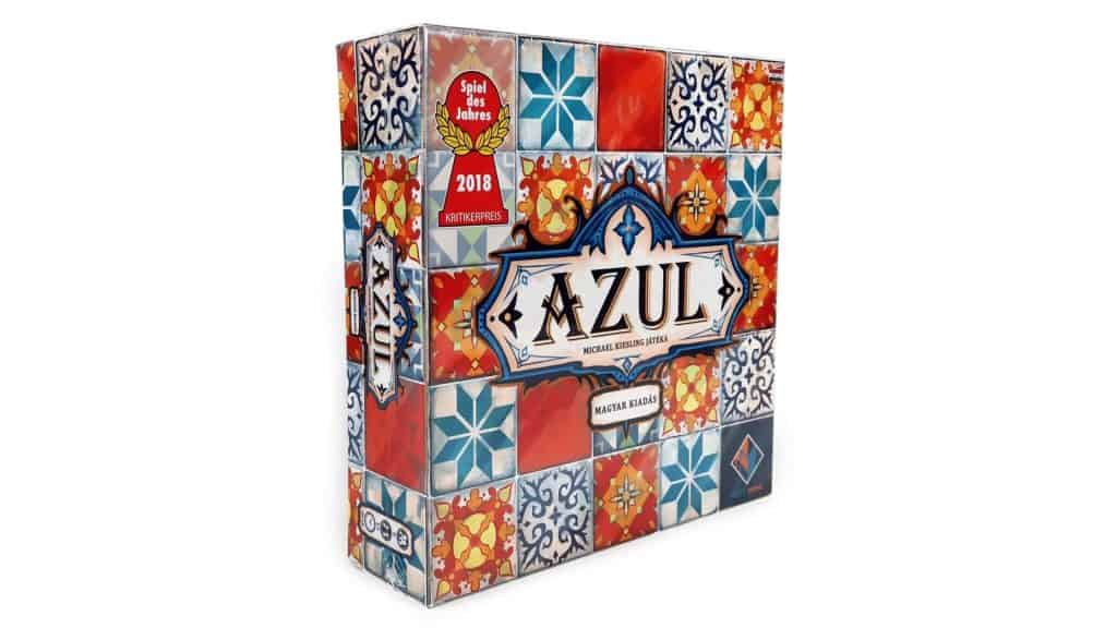 AZUL colorful tile-laying game for all ages.