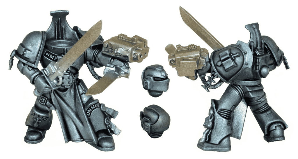 Grey Knight miniatures for Warhammer painting and modeling.