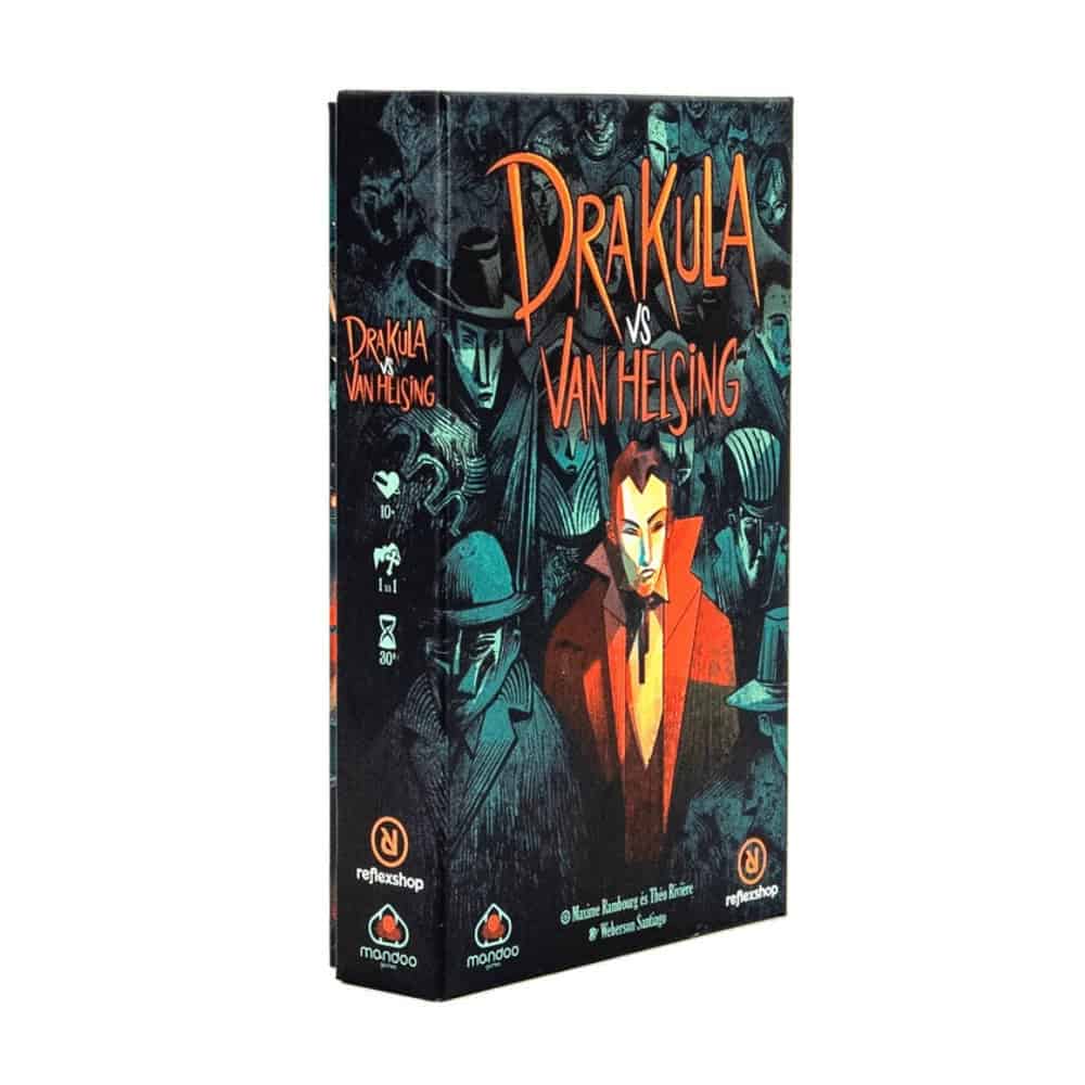 Classic board game featuring Dracula and Van Helsing characters for strategic gameplay.